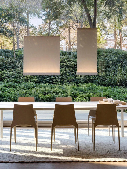 Japanese Wabi-Sabi Style Fabric Pendant Lights For Hotel Lobby Tea Room Office Bar  Dining Room Zen Curtains Dining Table Lamps
