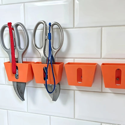 Garden Scissors Display Storage Rack Wall Mount Holder Practical Organizer For Home Backyard Shed Gardening Tools