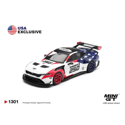 (In stock)MINIGT 1:64 Ford Mustang GTD USA 250 Special Edition Limited Alloy Car Model #1301