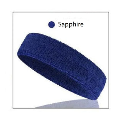 Towel material solid high eleastic thick sweat absorbing running cycling outdoor sports sweatband headband hair band