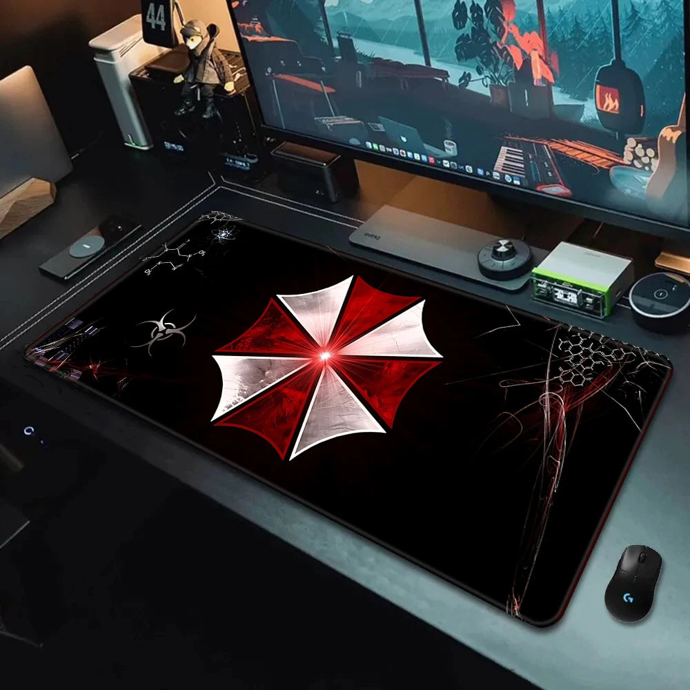 Hot Movies Residents Evils Mousepad HD Printing Computer Gamers Locking Edge Non-slip Mouse Pad XXL90x40cm Keyboard PC Desk Pad
