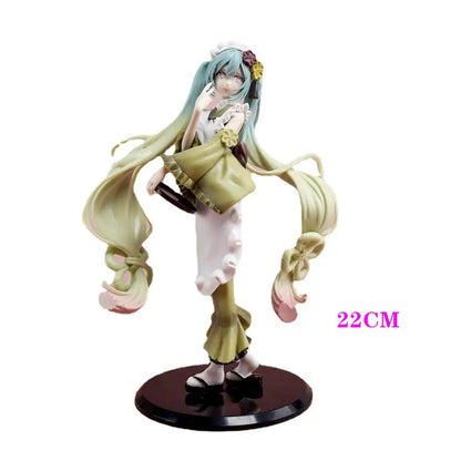 Anime Figure Wedding Dress Action Figures Kawaii Swimsuit Vocaloid PVC Collectible Model Toys Girl Gift