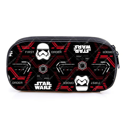 Student Creative Stationery Storage Pouch Accessories Anime Star Wars Cute Pen Case Fashion Printed Pencil Bag School Supplies