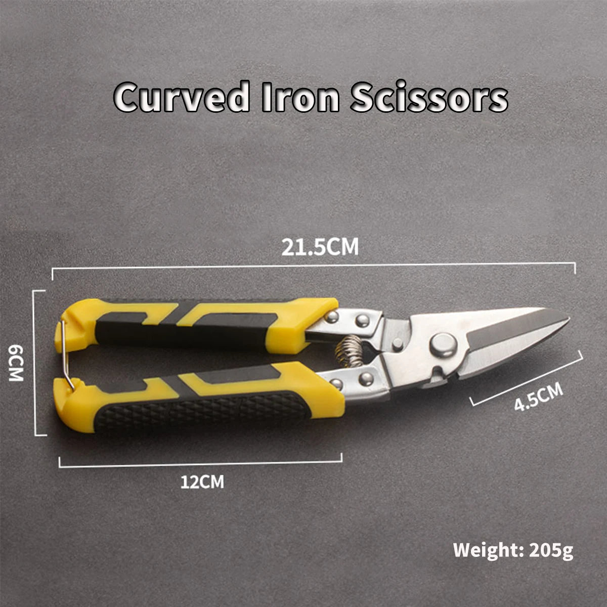 TUPI Multi-purpose Iron Shears Stainless Steel Elbow Shears Wire Slot Iron Wire Scissors Straight Head Tin Scissors