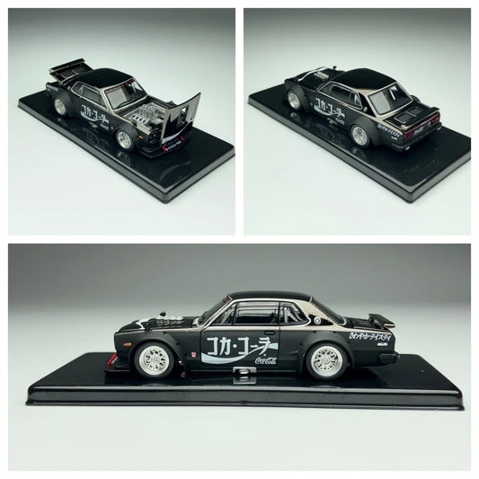 Pop Race Skyline GT-R V8 Drift (Hakosuka) JP 1:64 Car PR640161 Diecast Model Car Limited Edition Alloy