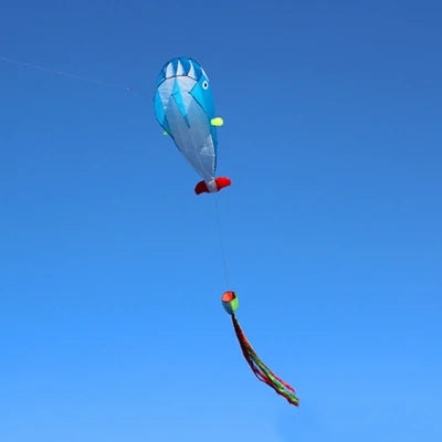 Dolphin kite flying nylon soft kite line animal kites inflatable kite reel outdoor toys Kite surfing beach kites sport parachute