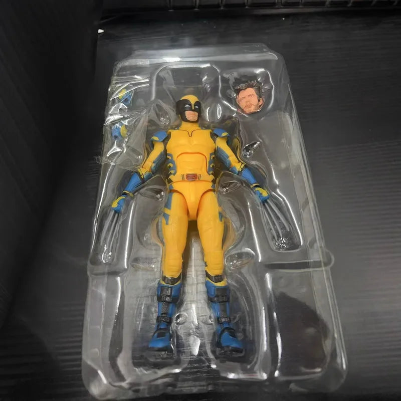 Marvel Legends Wolverine Deadpool Wolverine Movie Yellow Suit 6 Inch Action Collectible Figure For Adult Collectors