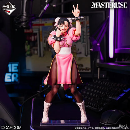 Bandai Original Ichiban KUJI Street Fighter Chun-Li MASTERLISE Grand Prize Figure Model Toy for Boy Gift Collectible
