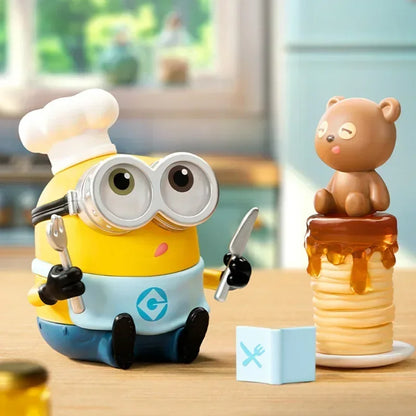 POP MART Minions Bedtime Stories by Bob and Tim Series Blind Box Toys Anime Action Figure Surprise Genuine Original Mystery Box