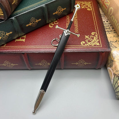 22cm LoTR Series Sting Glamdring Narthil Thranduil's Keychain Movie Peripherals 1:6 Sword Model Ornaments Key Rings