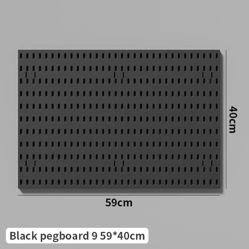 No-Drill Gaming Room Pegboard, Wall Organizer for Controller, Headphone & Keyboard Stand, Multi-Functional Display Storage Rack