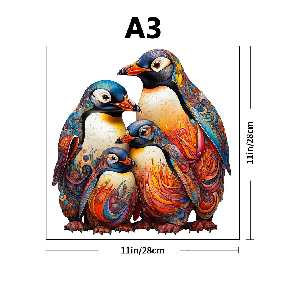 Wooden Puzzle - Adult Unique Alien Advanced Wooden Puzzle Gift - Happiness Tree, Ocean World Animal Jigsaw Puzzles Family Game