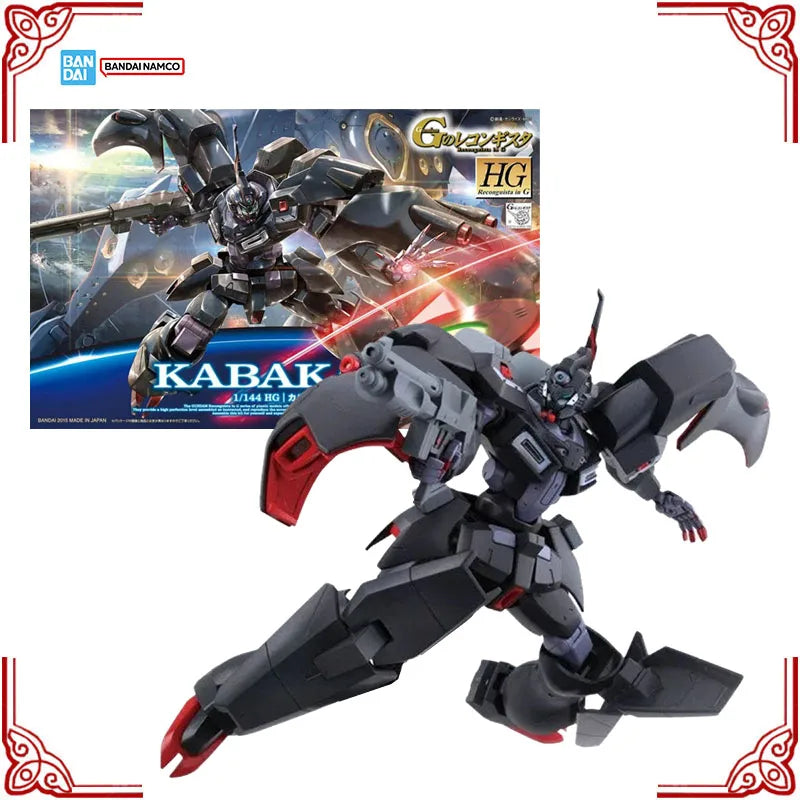 In Stock Genuine Bandai Gundam Model Kit HG 1/144 Kabakali Reconguista in G Anime Action Figure Collection Assembly Model Toys