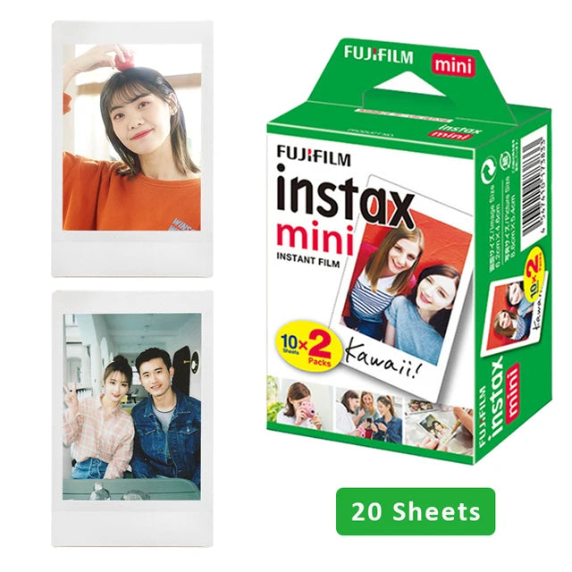 Original Fujifilm Instax Mini 12 11 8 9 Color Film Fujifilm Instax Mini Film For 40 50s 50i 90 Link 25 Share SP-1 2 Camera