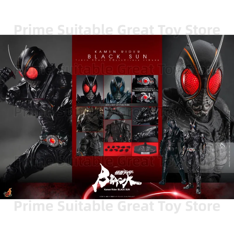 【In Stock】HOTTOYS HT 1/6 Kamen Rider TMS100 Black Sun TMS101 Shadowmoon TMS106 Battle Hopper Motorcycle Gift&Collection