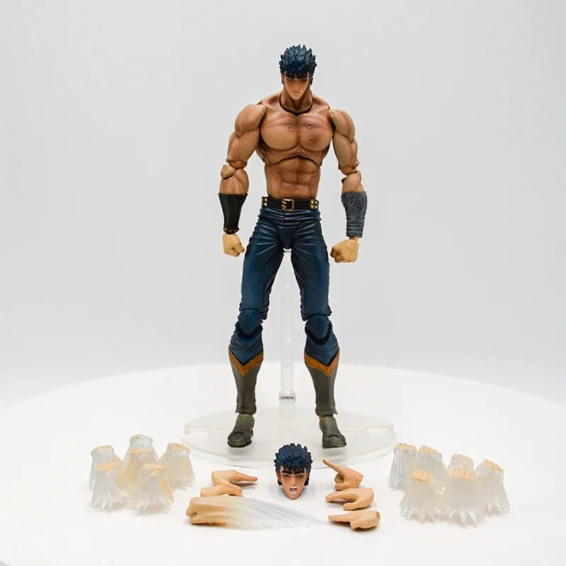 30cm JoJo's Bizarre Adventure Joseph Joestar Anime Figure Jojo no Kimyou na Bouken Jotaro Kujo Action Figure Model Doll Toy Gift