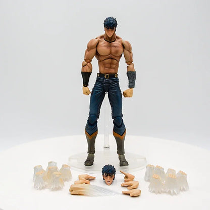 30cm JoJo's Bizarre Adventure Joseph Joestar Anime Figure Jojo no Kimyou na Bouken Jotaro Kujo Action Figure Model Doll Toy Gift