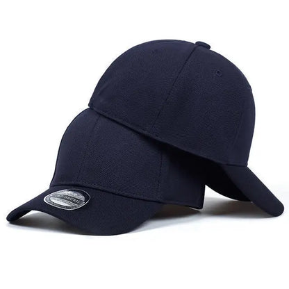 Back Closed Baseball Caps for Men and Women, Big Head and Small Head Hat, High Quality Headwear