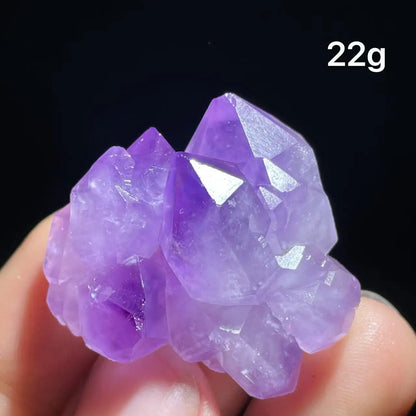 100% Natural Amethyst Flower Clusters, Raw Stones, Mineral Specimens from Madagascar