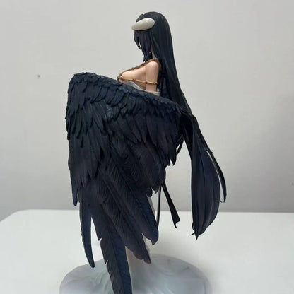 28cm Yarlebeke Undying King Anime Figure Elegant White Skirt Black Wing Character Model PVC Statue Collectible Display Piece