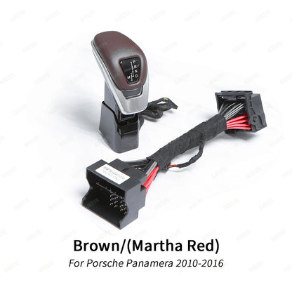 For Porsche 2008-2016 Panamera 970 Car Interior Modification Upgrade  Gear Head Shift Lever Control Lever