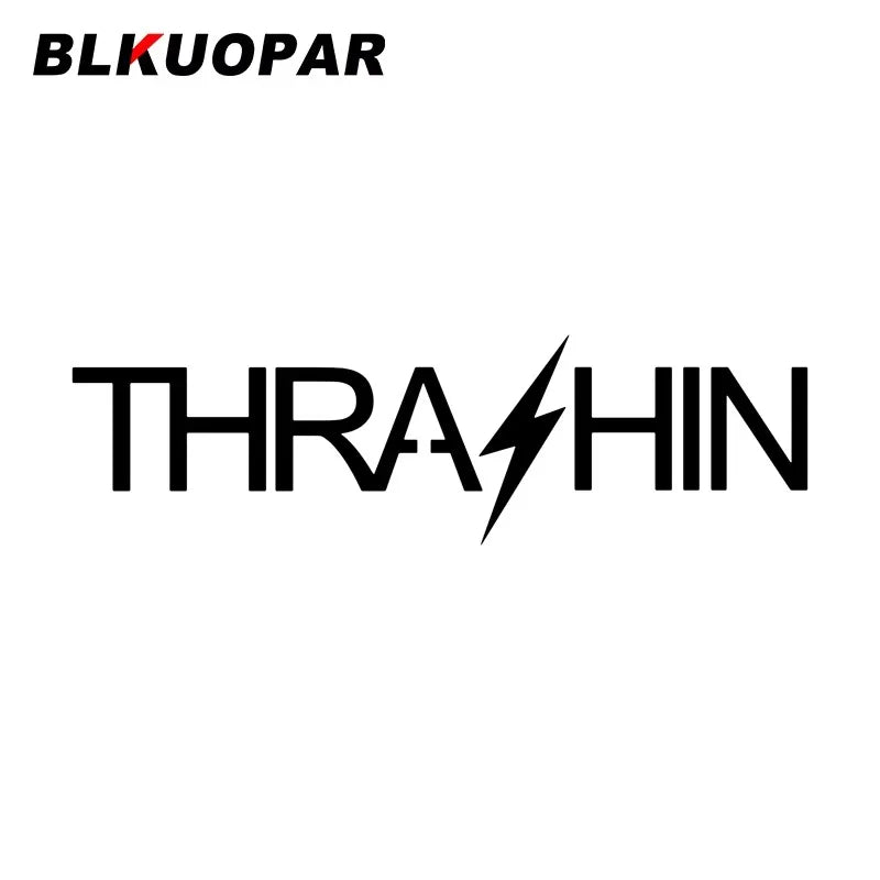 BLKUOPAR Thrashin Supply OG Logo Car Stickers Waterproof Holographic Occlusion Scratch Laser Decal Car Windshield Decoration