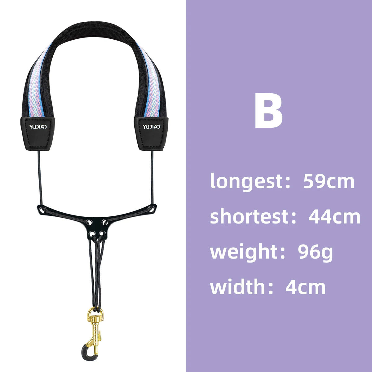 New Model Tenor Saxophone Neck Strap, Electric Wind Instrument Strap, Pressure-Reducing Strap for Adults and Children