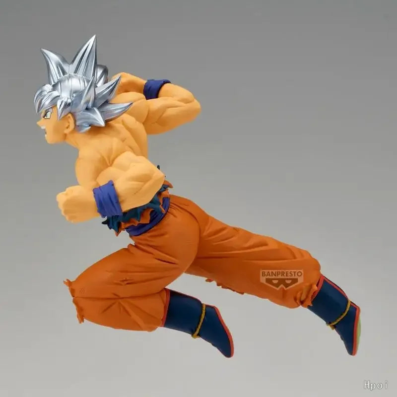 Original Bandai Banpresto Dragon Ball Chou Match Makers Son Gokuu Haiiro No Jiren Ultra Instinct Anime Action Figures Model
