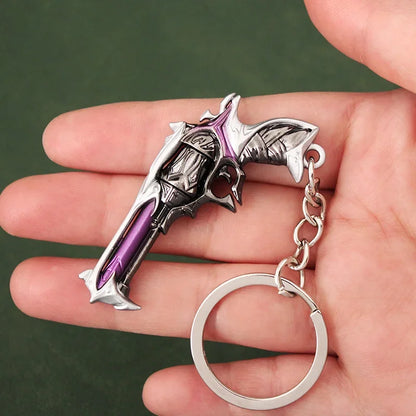Valorant Melee Reaver 2.0 Karambit Knife Metal M4 Game Peripheral Samurai Sword Alloy Model Keychain Pendant Gifts Toys