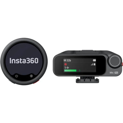 Insta360 Mic Pro , Wireless Mini Lavalier Microphone for iPhone/Camera/Android, Video Recording, Vlogging, Bluetooth