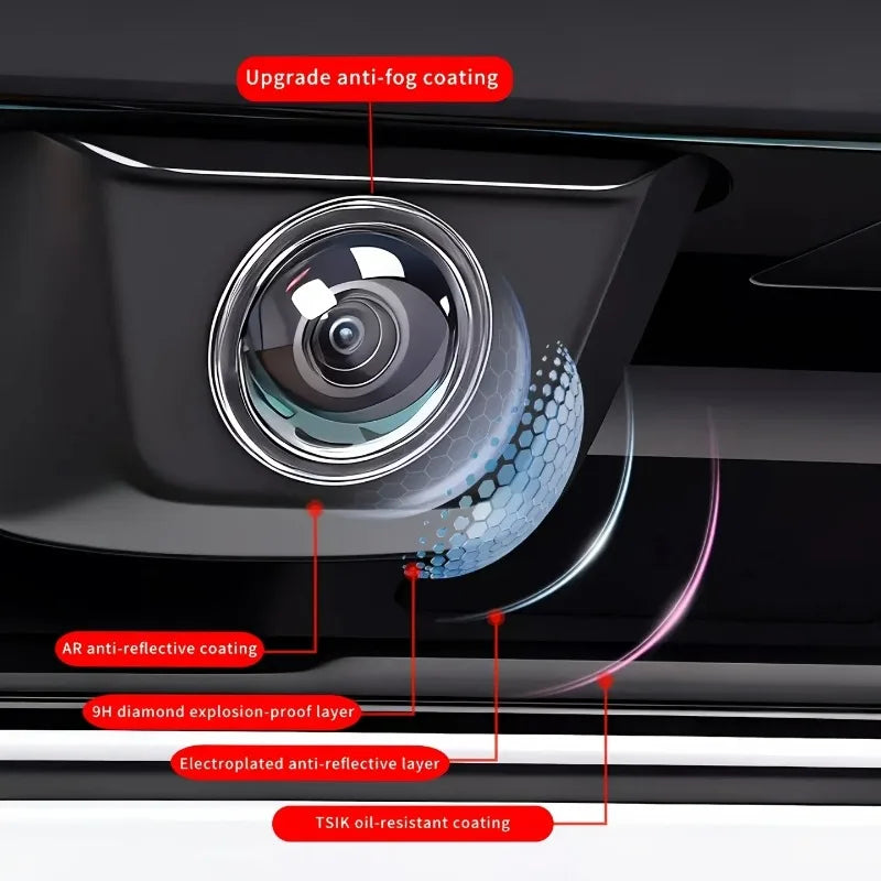 2-20pc Car Camera Lens Protector Cover Universal  Clear Anti-Scratch Lens Guard  Rear View Backup Camera Covers 360° Camera Prot
