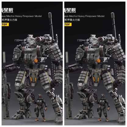 JOYTOY 1/18 Action Figure Mecha New Zeus Mecha Heavy Firepower Model Anime Collection Model Toy Gift