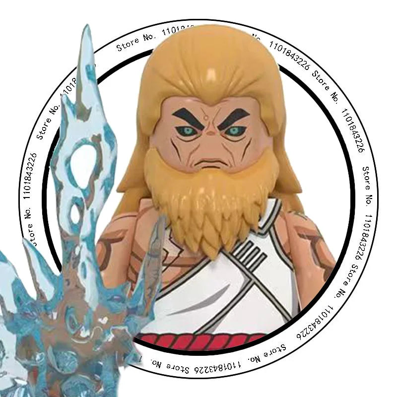 WM6152 Naruto Building Blocks Ootutuki Momoshiki Mitsuki Gaara Namikaze Minato Tobirama Action Figure Accessories For Kids