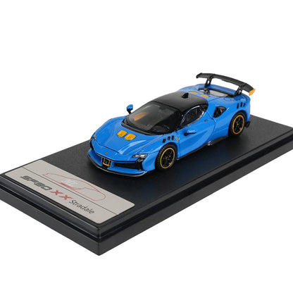 1:64 Diecast Alloy Supercar Model SF90-Style High-Simulation Mini Vehicle New Arrival Collectible Display Gift Toy