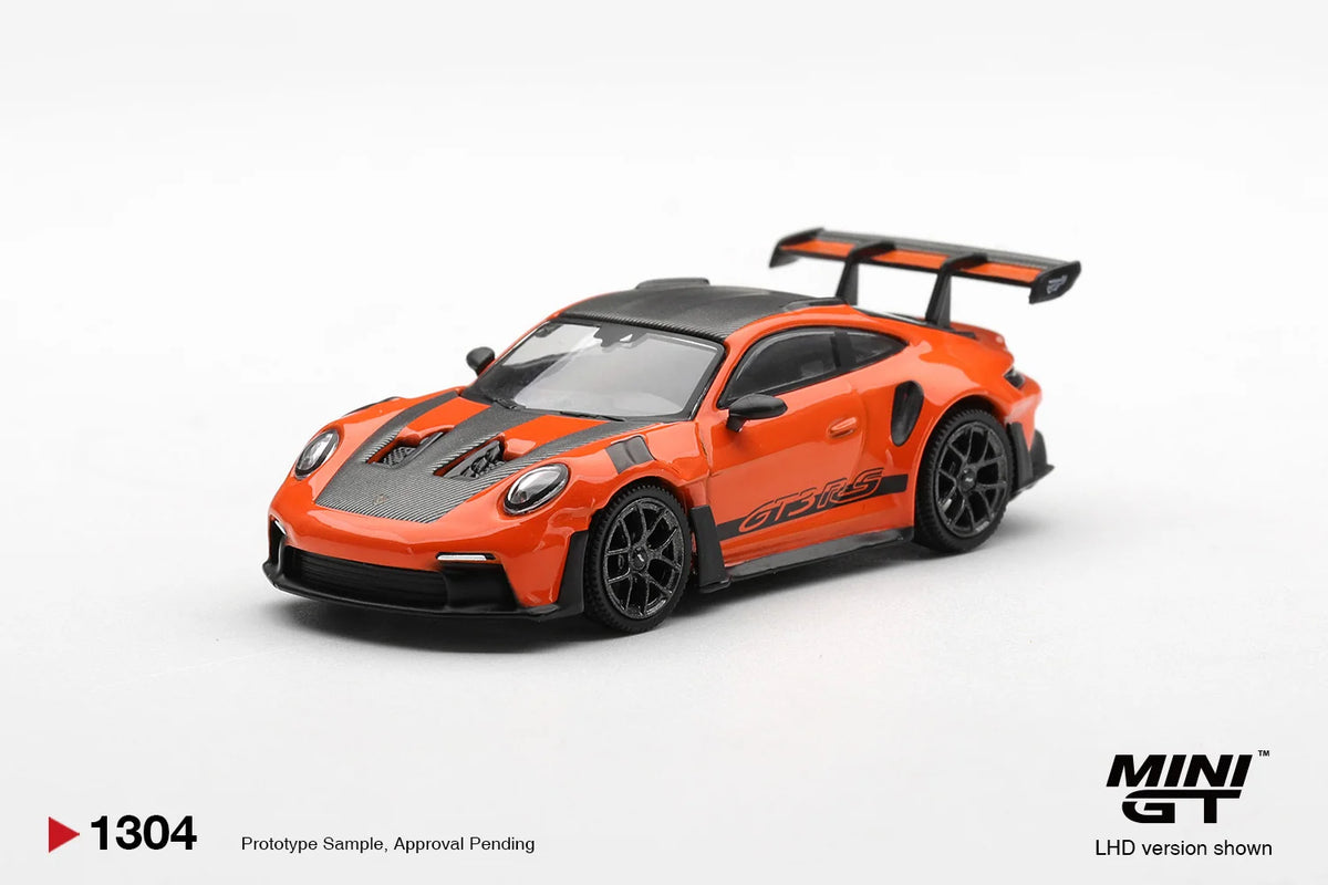 MINIGT 1/64 Porsche 911 (992) GT3 RS Weissach Package MGT01304-CH Cars Alloy Diecast Metal Model Kids Toys Boys