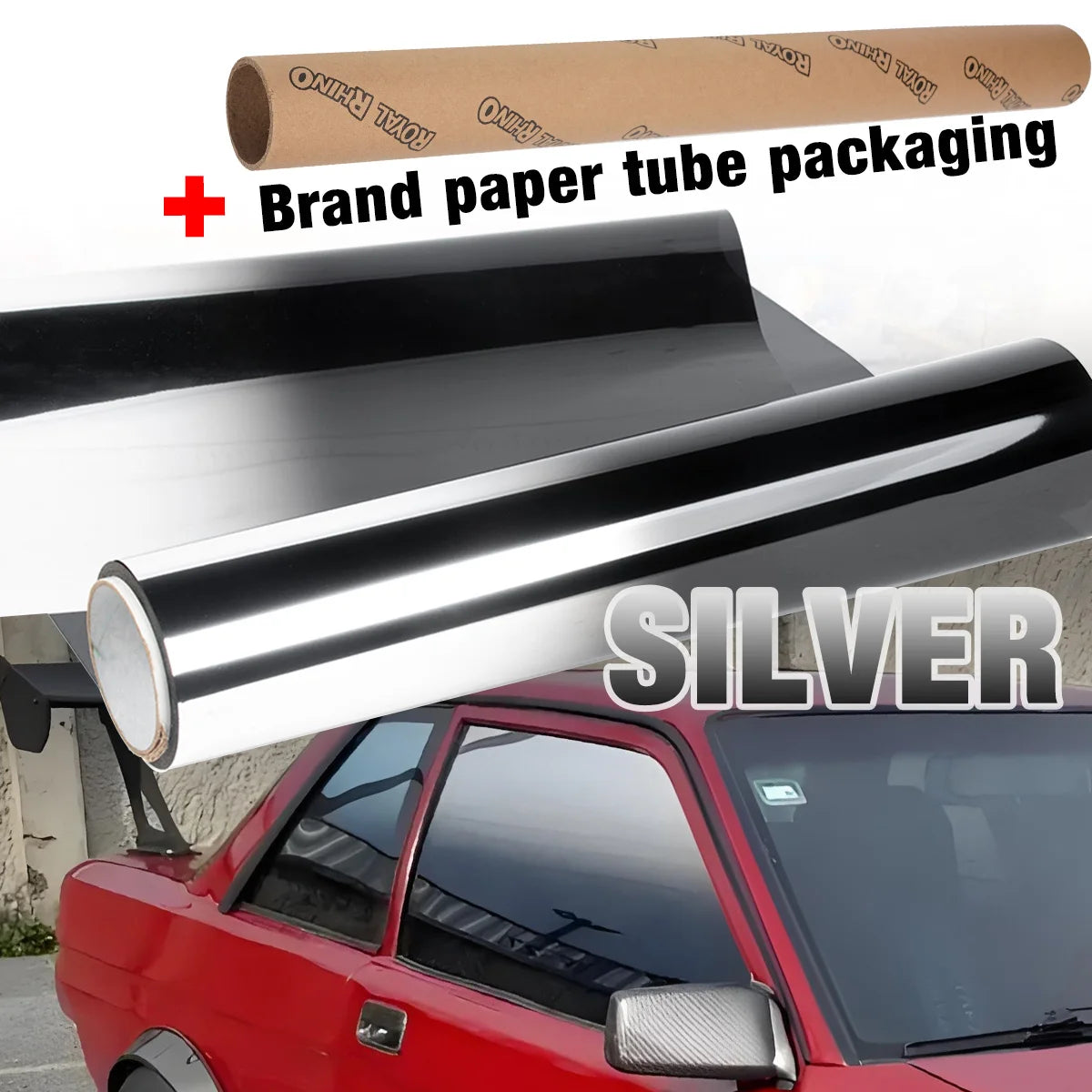 1/3M Car Gradient Car Film Frontside Side Windshield UV Protected Heat Insulation Color Change Film Exterior Accessories