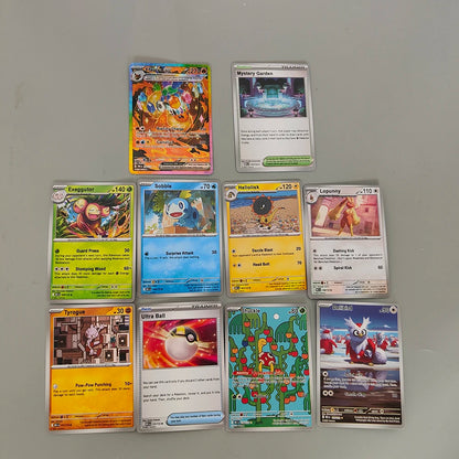 360Pcs Pokemon Card MEGA EVOLUTION Lucario Prismatic Evolutions Game Cartoon English Booster Battle Transaction Card Gift