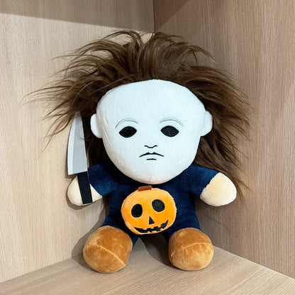 2025 New 25cm Horror Michael Myers Plush Toys Movie Anime Halloween Figures Soft Horror Dolls Plushie Birthday Gifts