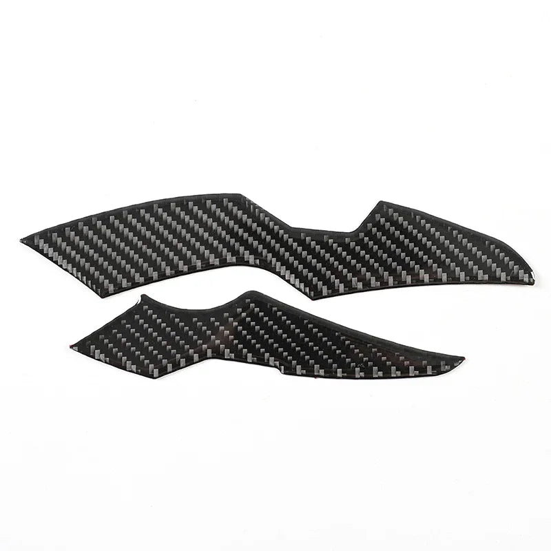 For Mazda MX-5 2016-2023 Soft Carbon Fiber Car Front Windshield Glass Both Sides Trim Cover Sticker Car Protection Accessories