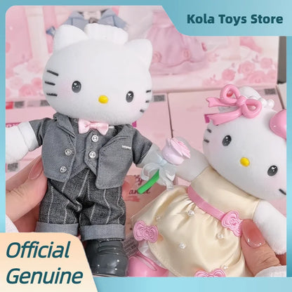 Hello Kitty  Romantic Wedding Series Blind Box Figurine Trendy Toys Century Wedding Series Anime Figures Mystery Box Dolls Gift