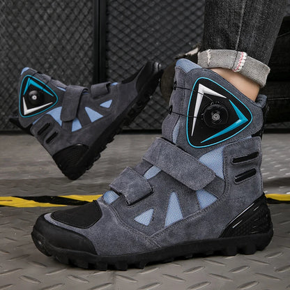 Men's motorcycle protective riding boots wear-resistant four season fashion outdoor comfortable off-road protection riding shoes