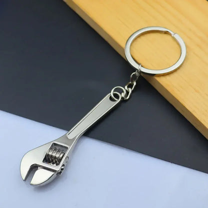 Metal Mini Car Auto Creative Wheel Keychain Parts Auto Enthusiast  Accessories KeyKeyring Ring Chain for Men Woman Lover Gift