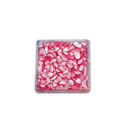 1 Box 3D Nail Art Decoration Material Shell Jade Stone Pearly Luster Irregular Nails Accessory Parts Manicure Decor Supplies
