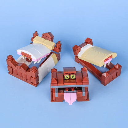 Medieval Scene Building Blocks Castle Street View Winery Tavern Loom Stove Leather Drying Rack Shooting Range Cannon Bricks Toys