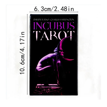 New Incubus Tarot Deck 78 Pcs Nightmare-themed Tarot Cards Mysterious Divination Card Board Game，Holiday Game Collection Cards