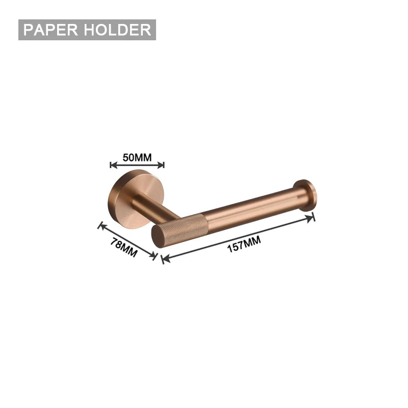 High Quality Soap Dispenser Toilet Brush Holder Toilet Paper Holder Towel Bar Rail Rack Hanger Hook Bathroom Accessories Set