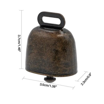 2Pcs Cow Horse Sheep Grazing Copper Bells Cattle Farm Animal Copper Loud Bronze Bell Loud Crisp Spread Farther Loud Grazing