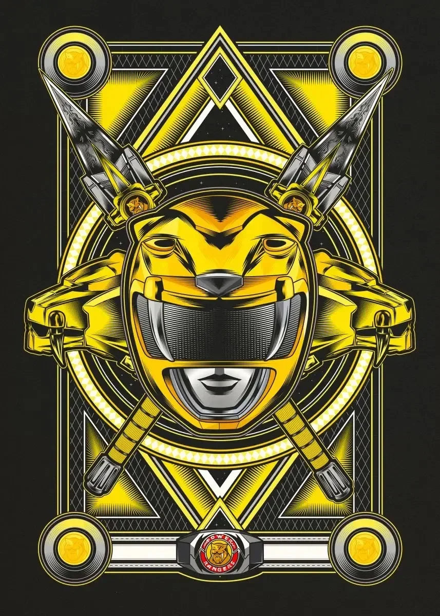 Classic Anime Power Ranger Canvas Painting  Modern Art Print for Living Room Wall Decor  Home Decoration Poster  Prints  Decor