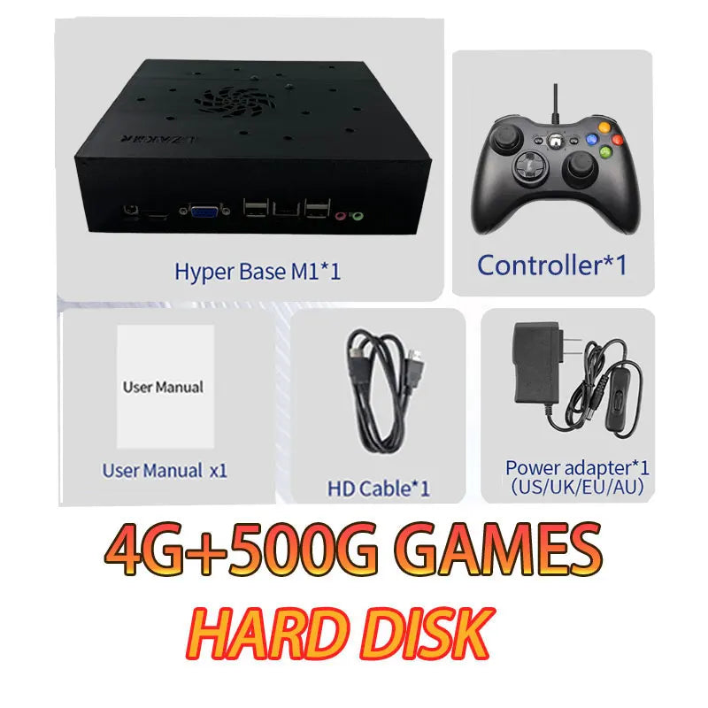 Plug-and-Play on TV NEW Retro Gaming Device 70000+ Games for Wii PS2 DC PSP NGC N64 2T Loaded X88 Console Win11 Children's Gift