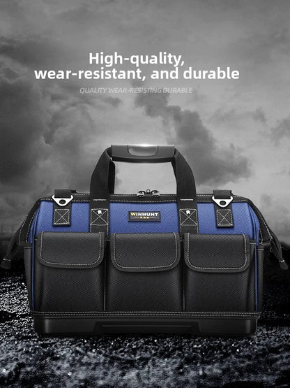 WINHUNT Multifunction Hand Carry Tool Bag Heavy Duty Canvas Electrician Woodworking Repair Tool Organizer Thick Durable Storage